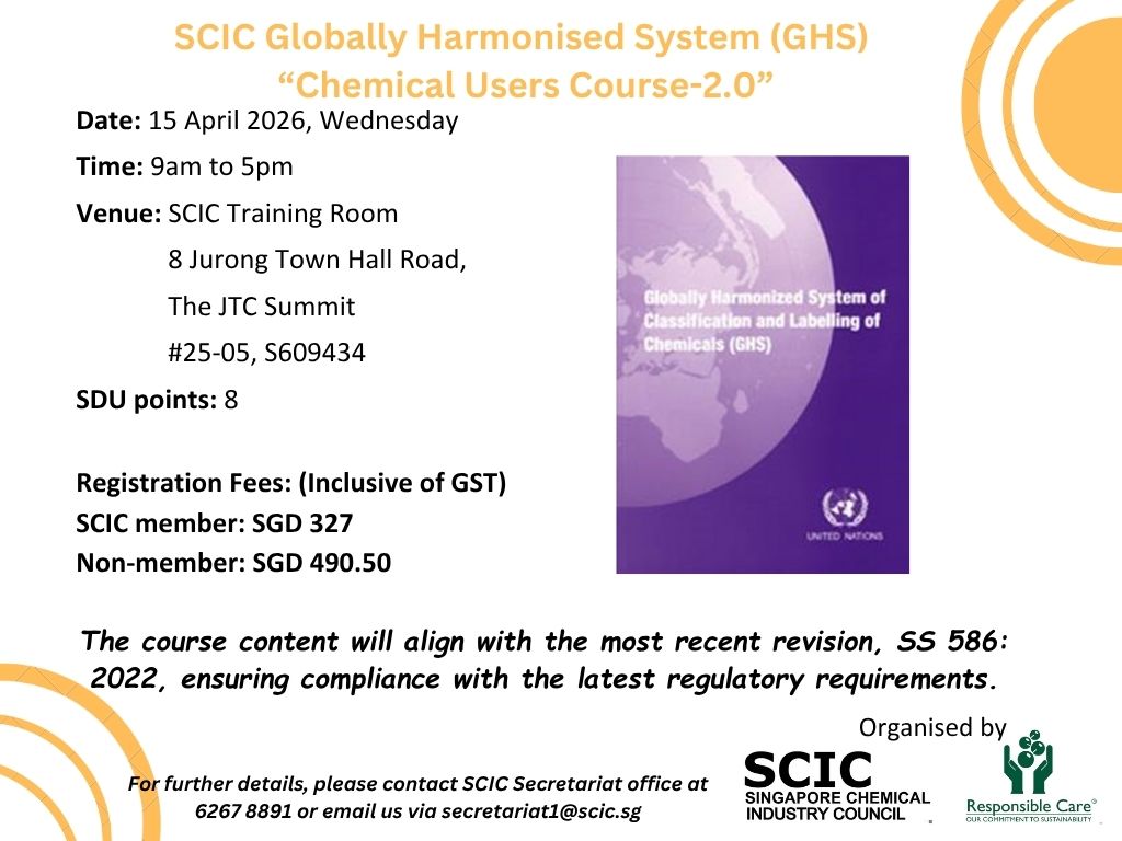 SCIC GHS Chemical User course 2.0 2026